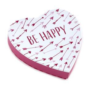 "Be Happy" Heart Box of Chocolates